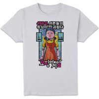 Squid Game Doll Korean Men's T-Shirt - White - XXL
Squid Game Doll Korean Men's T-Shirt - White - XXL