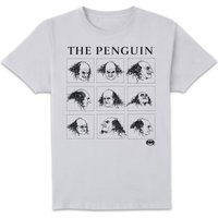 Batman Returns Multiple Faces Of The Penguin Men's T-Shirt - White - 3XL
Batman Returns Multiple Faces Of The Penguin Men's T-Shirt - White - 3XL