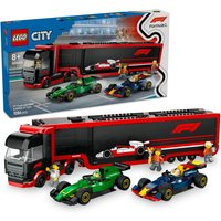 LEGO® City F1® Truck with RB20 & AMR24 F1® Cars Toy Race Vehicle Transporter Playset 60445
LEGO® City F1® Truck with RB20 & AMR24 F1® Cars Toy Race Vehicle Transporter Playset 60445