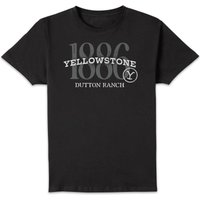 Yellowstone 1886 Unisex T-Shirt - Black - M
Yellowstone 1886 Unisex T-Shirt - Black - M