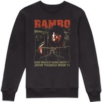 Rambo 3 No Mercy Sweatshirt - Black - M
Rambo 3 No Mercy Sweatshirt - Black - M