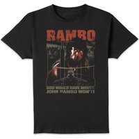Rambo 3 No Mercy Unisex T-Shirt - Black - S
Rambo 3 No Mercy Unisex T-Shirt - Black - S