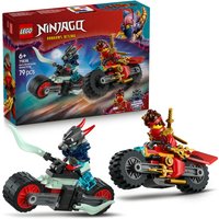 LEGO® NINJAGO® Kai’s Motorcycle Speed Race Playset with 2 Ninja Bike Toys 71838
LEGO® NINJAGO® Kai’s Motorcycle Speed Race Playset with 2 Ninja Bike Toys 71838