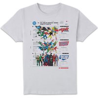 DC Comics Justice League Through The Ages Unisex T-Shirt - White - L
DC Comics Justice League Through The Ages Unisex T-Shirt - White - L