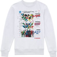 DC Comics Justice League Through The Ages Sweatshirt - White - L
DC Comics Justice League Through The Ages Sweatshirt - White - L