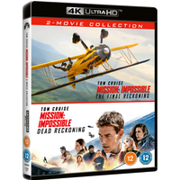 Mission: Impossible - Dead Reckoning & The Final Reckoning 2-Movie Collection 4K Ultra HD
Mission: Impossible - Dead Reckoning & The Final Reckoning 2-Movie Collection 4K Ultra HD