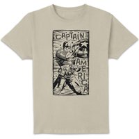 Marvel Captain America Line Art Unisex T-Shirt - Cream - XL
Marvel Captain America Line Art Unisex T-Shirt - Cream - XL