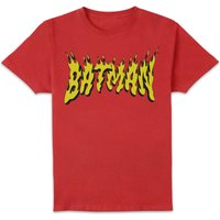 DC Comics Batman Text Fire Unisex T-Shirt - Red - XXL
DC Comics Batman Text Fire Unisex T-Shirt - Red - XXL