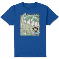 Jurassic Park Anime First Sight Anime Unisex T-Shirt - Blue - XS
Jurassic Park Anime First Sight Anime Unisex T-Shirt - Blue - XS