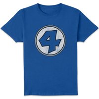 Marvel Fantastic Four Distressed Retro Logo Unisex T-Shirt - Blue - S
Marvel Fantastic Four Distressed Retro Logo Unisex T-Shirt - Blue - S