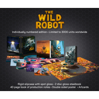 Wild Robot Ultimate Collector’s Edition 4K Ultra HD SteelBook
Wild Robot Ultimate Collector’s Edition 4K Ultra HD SteelBook