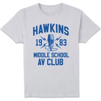 Stranger Things Hawkins High School AV Club Unisex T-Shirt - White - S
Stranger Things Hawkins High School AV Club Unisex T-Shirt - White - S