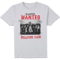 Stranger Things Hellfire Club Players Wanted Unisex T-Shirt - White - XXL
Stranger Things Hellfire Club Players Wanted Unisex T-Shirt - White - XXL
