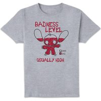 Disney Stitch Badness Level Unisex T-Shirt - Grey - L, Gray
Disney Stitch Badness Level Unisex T-Shirt - Grey - L, Gray