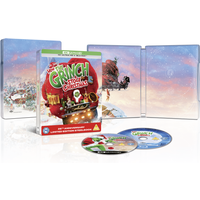 Dr Seuss' How the Grinch Stole Christmas 4K Ultra HD SteelBook
Dr Seuss' How the Grinch Stole Christmas 4K Ultra HD SteelBook