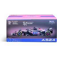 Bburago F1 BWT Alpine F1 Team A524 2024 With Ocon Helmet 1:43 Scale Model
Bburago F1 BWT Alpine F1 Team A524 2024 With Ocon Helmet 1:43 Scale Model