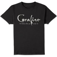 Coraline Logo Unisex T-Shirt - Black - L
Coraline Logo Unisex T-Shirt - Black - L
