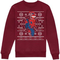 Marvel Spiderman Christmas Jumper Sweatshirt - Burgundy - L, Red
Marvel Spiderman Christmas Jumper Sweatshirt - Burgundy - L, Red