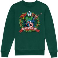 Marvel - Santas Little Helpers Christmas Jumper Sweatshirt - Green - XS
Marvel - Santas Little Helpers Christmas Jumper Sweatshirt - Green - XS