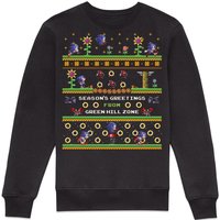 Sonic The Hedgehog Seasons Greetings From Green Hill Zone Christmas Jumper Sweatshirt - Black - M
Sonic The Hedgehog Seasons Greetings From Green Hill Zone Christmas Jumper Sweatshirt - Black - M