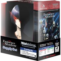 Weiss Schwarz Trading Card Game Supply Set: The Eminence in Shadow
Weiss Schwarz Trading Card Game Supply Set: The Eminence in Shadow