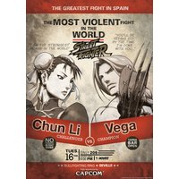 Street Fighter Chun-Li V Vega Art Print - 16.5 x 11.7, Multi 
Street Fighter Chun-Li V Vega Art Print - 16.5 x 11.7, Multi