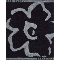 Product photograph of Ted Baker Magnolia Woven Throw Black from Bedeck Home