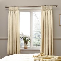 Product photograph of 1951 Reza Lined Curtains 66 X 72 Gold from Bedeck Home