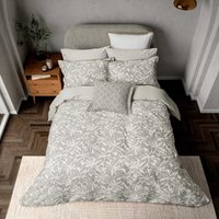 Product photograph of Bedeck Of Belfast Cora Single Duvet Cover Set Linen Grey from Bedeck Home