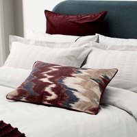 Product photograph of Bedeck Of Belfast Aris Woven Stripe Single Duvet Cover Silver from Bedeck Home