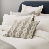 Product photograph of Bedeck Of Belfast Asha Textured Weave Single Duvet Cover Chalk from Bedeck Home