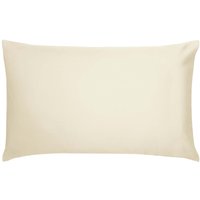 Product photograph of Bedeck Of Belfast Fine Linens 400 Thread Count Sateen Plain Dye Pair Of Standard Pillowcases Chalk from Bedeck Home