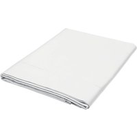 Product photograph of Bedeck Of Belfast Fine Linens 400 Thread Count Sateen Plain Dye Double Flat Sheet White from Bedeck Home