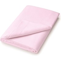 Product photograph of Helena Springfield Brushed Cotton Single Flat Sheet Baby Pink from Bedeck Home