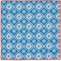 Product photograph of Land Shore Achill Napkins Blue Red from Bedeck Home