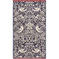 Product photograph of William Morris Strawberry Thief Bath Towel Blue from Bedeck Home