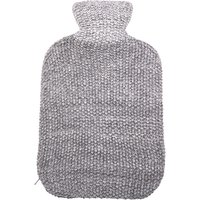 Product photograph of Murmur Ombre Knit Hot Water Bottle Cover Cloud Grey from Bedeck Home
