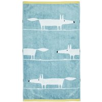 Product photograph of Scion Mr Fox Bath Towel Marine from Bedeck Home