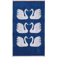 Product photograph of Scion Swim Swam Swan Guest Towel Denim from Bedeck Home