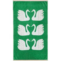 Product photograph of Scion Swim Swam Swan Hand Towel Mint Leaf from Bedeck Home