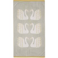 Product photograph of Scion Swim Swam Swan Guest Towel Pebble from Bedeck Home