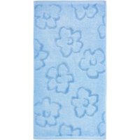 Product photograph of Ted Baker Magnolia Bath Towel Blue from Bedeck Home