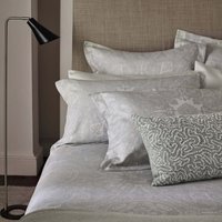 Product photograph of Zoffany Elswick Paisley Double Duvet Cover Quartz Grey from Bedeck Home