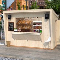Product photograph of 11 8 X 9 6 Palmako Kira 16mm Premium Extra-large Garden Bar 3 6m X 2 9m from Buy Sheds Direct