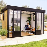 Product photograph of 12 X 10 Palram Canopia Copenhagen Garden Office 3 51m X 2 87m from Buy Sheds Direct