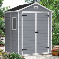 Product photograph of 6 X 5 Keter Manor Plastic Garden Shed 1 85m X 1 52m from Buy Sheds Direct