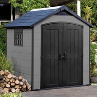 Product photograph of 7 X 7 Keter Premier Plastic Garden Shed 2 29m X 2 23m from Buy Sheds Direct