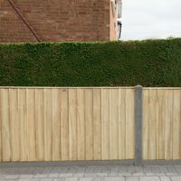 Product photograph of Forest 6 X 4 Pressure Treated Vertical Closeboard Fence Panel 1 83m X 1 22m from Buy Sheds Direct