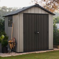 Product photograph of 7 X 7 Keter Oakland Plastic Garden Shed 2 29 X 2 23 from Buy Sheds Direct