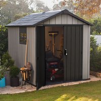 Product photograph of 7 X 9 Keter Oakland Plastic Garden Shed 2 29 X 2 87m from Buy Sheds Direct